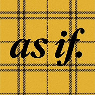 As If plaid logo exploration