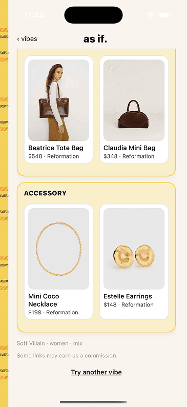 As If Soft Villain outfit details