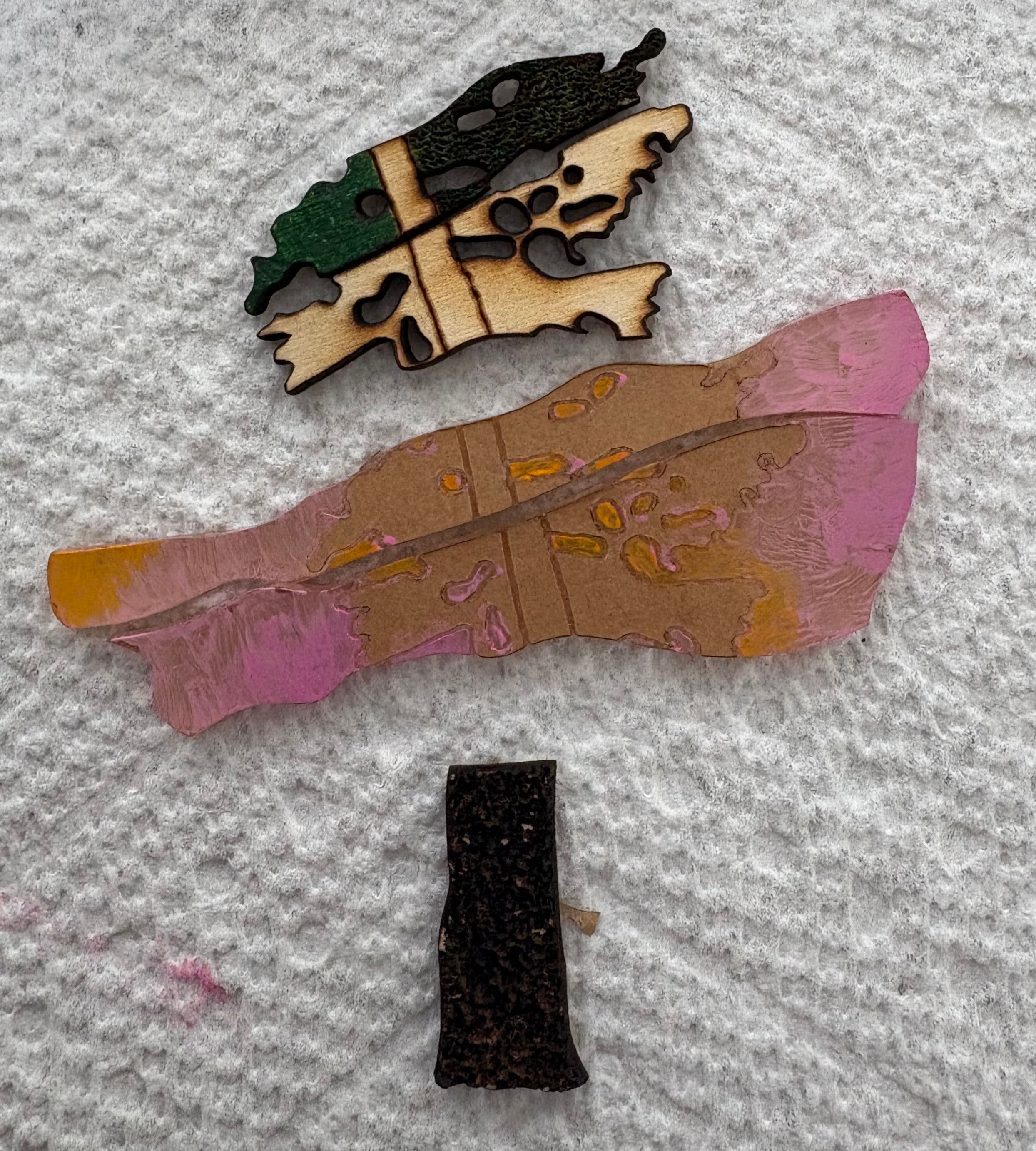 Small-scale Pine Puzzle test pieces